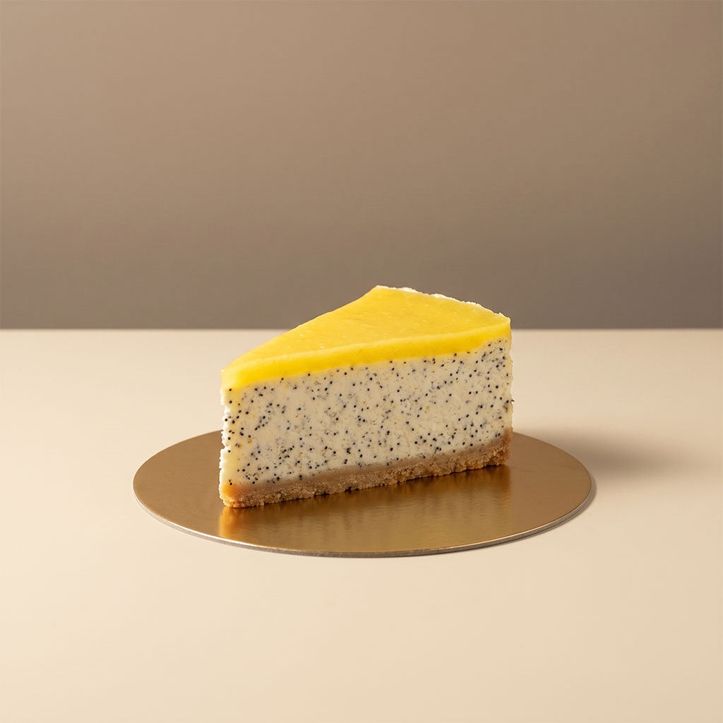Citromos mákmousse torta