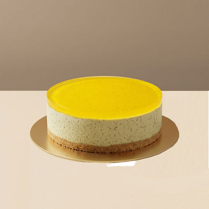 Citromos mákmousse torta