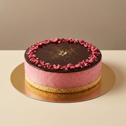 Málnahabos torta