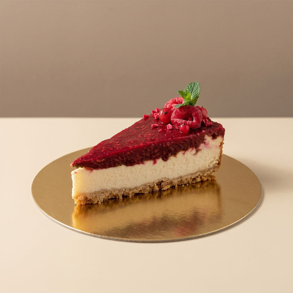 Málnás sajttorta