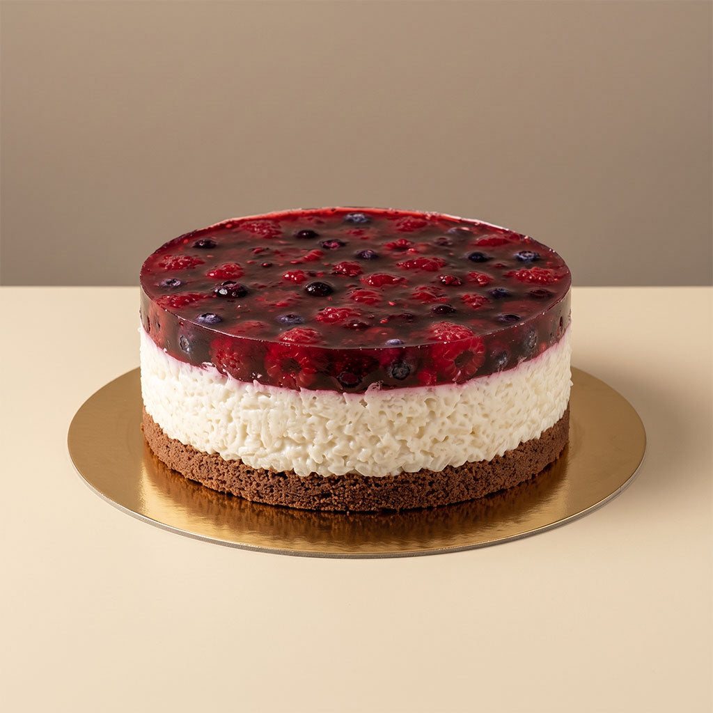 Erdei gyümölcsös rizses torta