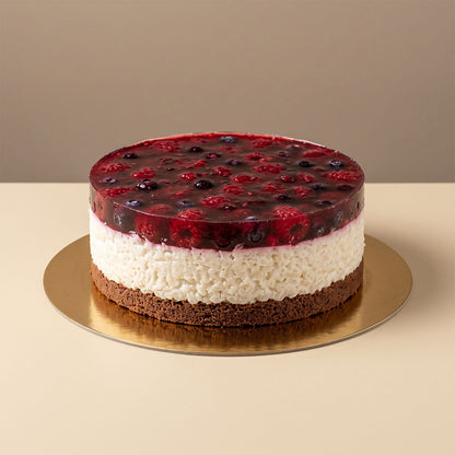 Erdei gyümölcsös rizses torta