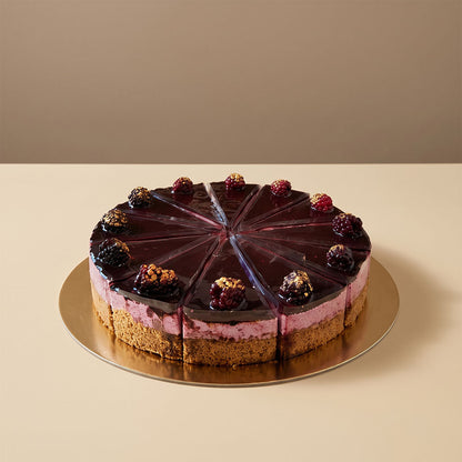 Szederhabos torta